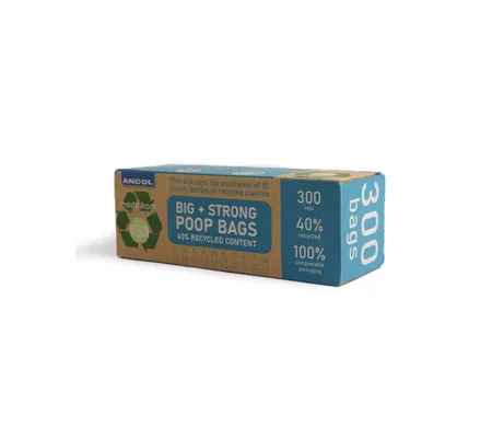 Ancol Made From Degradable Giant Poop Bags - 300 Bags