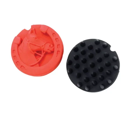 Lincoln Horse Head Rubber Curry Comb