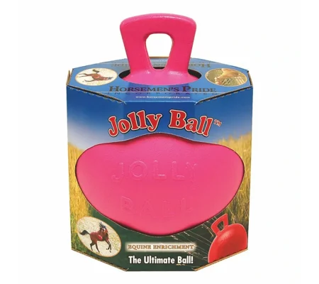 Horsemen's Pride Jolly Ball 10" Bubblegum Scented Pink