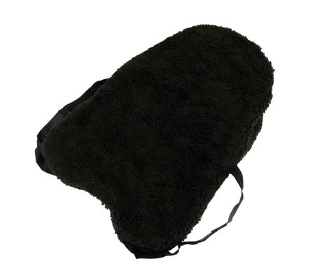 Hy Equestrian Fur Fabric Seat Saver - Black