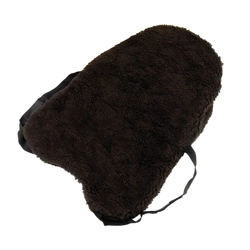 Hy Equestrian Fur Fabric Seat Saver - Brown