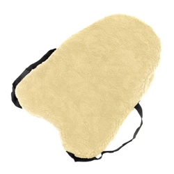 Hy Fur Fabric Seat Saver - Cream