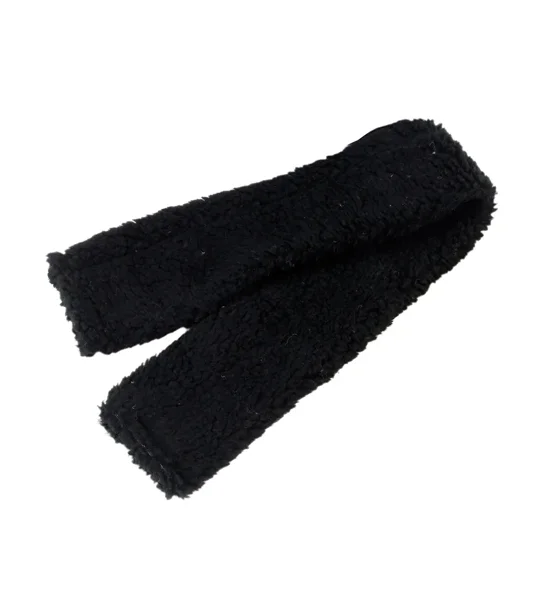 Hy Equestrian Fur Fabric Girth Sleeve Black