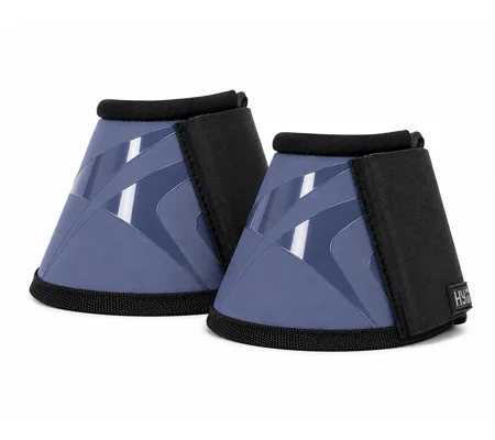 Hy Equestrian Armoured Guard Pro Protect Over reach Boots - Petrol