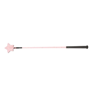 Hy Equestrian Glitter Star Riding Whip Pink 66cm
