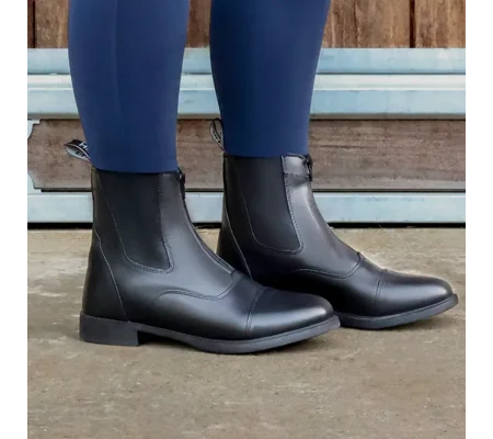 Hy Equestrian Canterbury Zip Jodhpur Boot Black