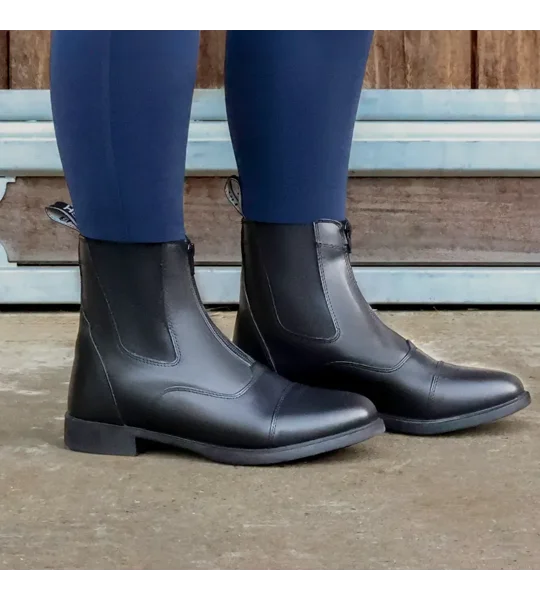 Hy Equestrian Canterbury Zip Jodhpur Boot Black