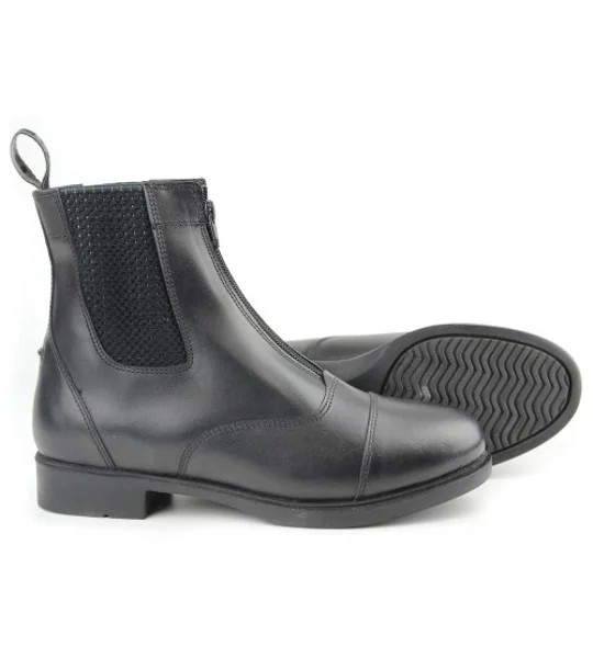 Hy Equestrian Children's Canterbury Zip Jodhpur Boot Black
