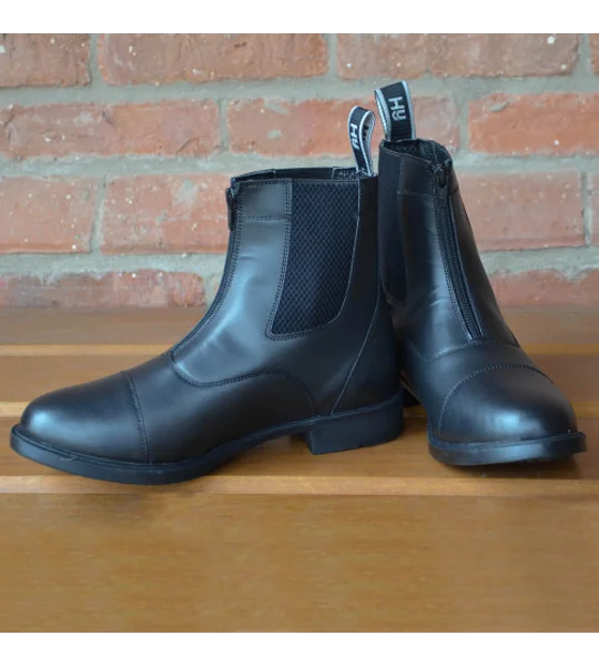 Hy Equestrian Children's Canterbury Zip Jodhpur Boot Black