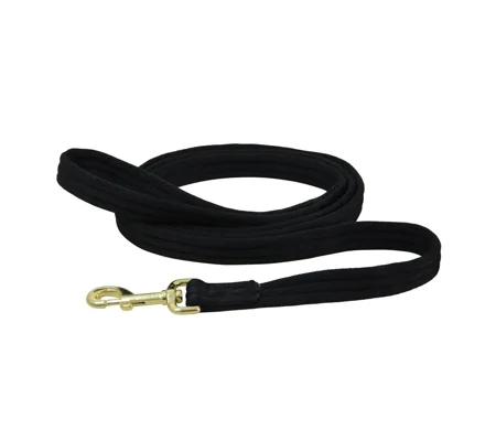 Hy Equestrian Soft Webbing Lead Rein Without Chain - Black