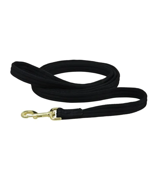 Hy Equestrian Soft Webbing Lead Rein Without Chain - Black