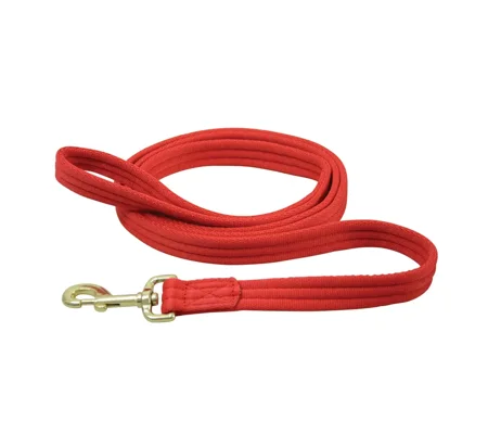 Hy Equestrian Soft Webbing Lead Rein Without Chain - Red