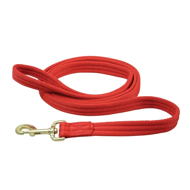 product Image for Hy Equestrian Soft Webbing Lead Rein Without Chain - Red