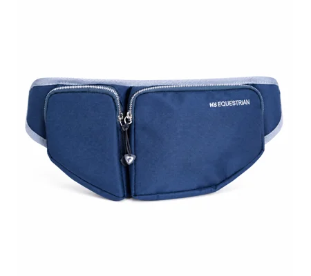 Hy Equestrian Bum Bag - Navy/Grey - One Size