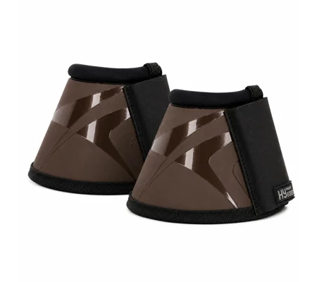Hy Equestrian Armoured Guard Pro Protect Over reach Boots - Brown