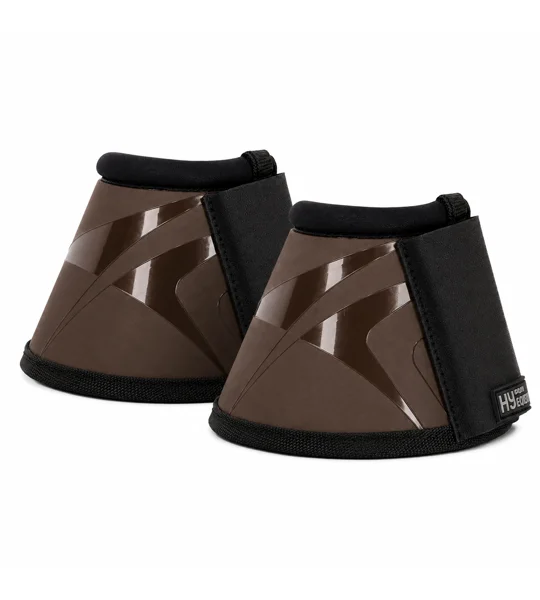 Hy Equestrian Armoured Guard Pro Protect Over reach Boots - Brown