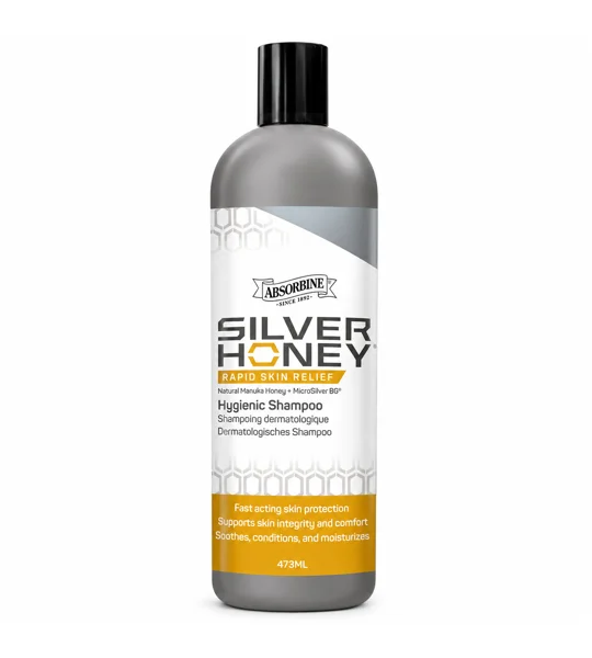 Absorbine Silver Honey Hygienic Shampoo 473ml medicated bottle