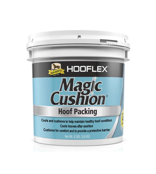 Absorbine Hooflex Magic Cushion 3.6kg large tub hoof packing for equestrian yards