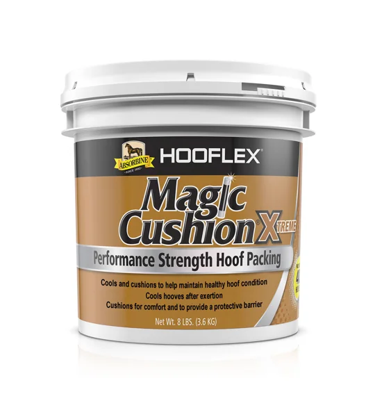 Absorbine Hooflex Magic Cushion Xtreme 3.6kg large tub professional yard hoof packing
