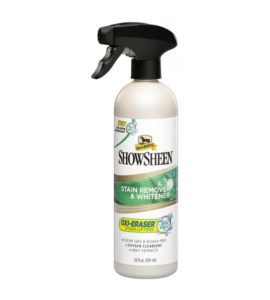 Absorbine ShowSheen Stain Remover and Whitener 591ml spray bottle