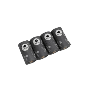 Adios Handle on a Roll Poo Bags Grey - 4 Rolls (60 Bags)