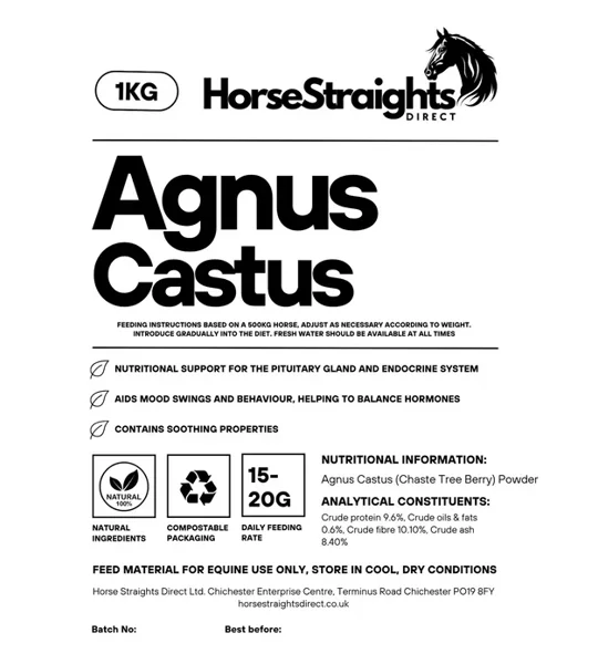 Horse Straights Direct Agnus Castus Powder - 1 Kg