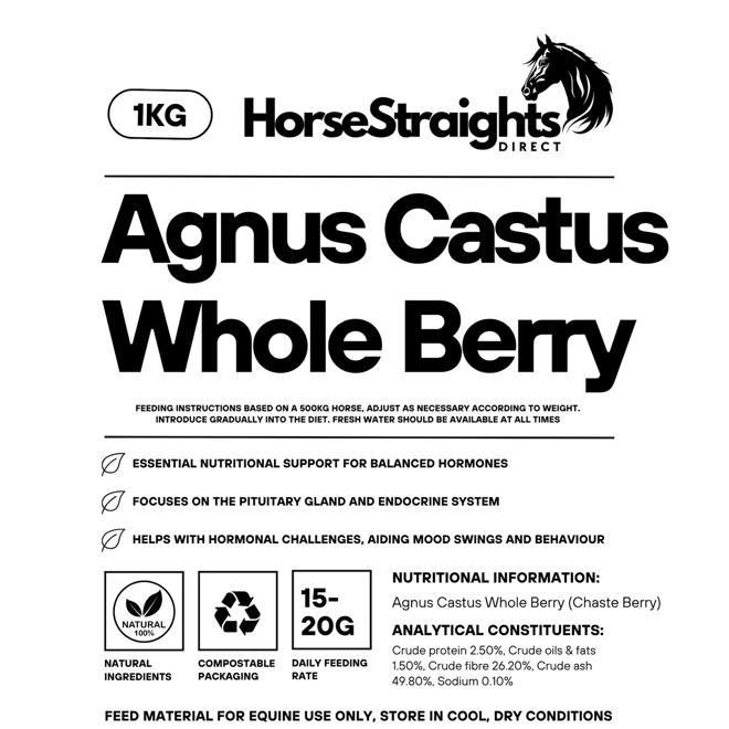 Additional Image for Horse Straights Direct Agnus Castus Whole Berry - 1 Kg