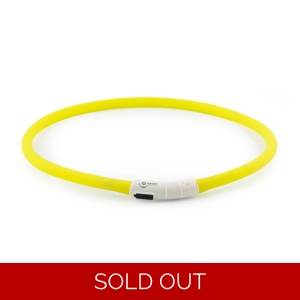Ancol Night Safety Rechargeable Flashing Band Yellow