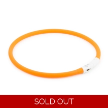 Ancol Night Safety Rechargeable Flashing Band Orange