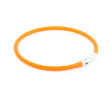 Ancol Night Safety Rechargeable Flashing Band Orange