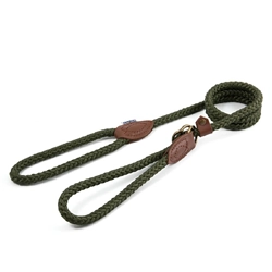 Ancol Heritage Collection Slip Lead with Halter Green - 150 Cm x 1.2 Cm