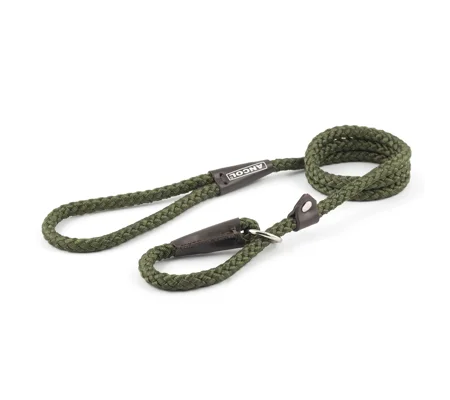 Ancol Heritage Collection Slip Lead Green