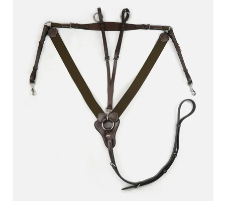 Whitaker BP048AV Eastwood Elasticated Breastplate Light Havana