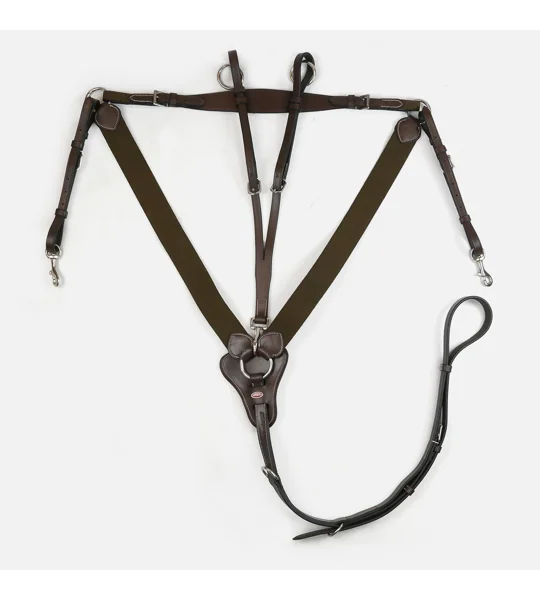 Whitaker BP048AV Eastwood Elasticated Breastplate Light Havana