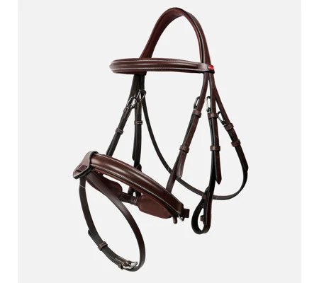 Whitaker BR048A Eastwood Crank Bridle with Reins Light Havana