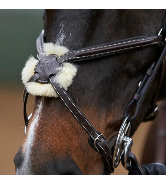 Whitaker BR050A Eastwood Mexican Bridle with Reins Light Havana