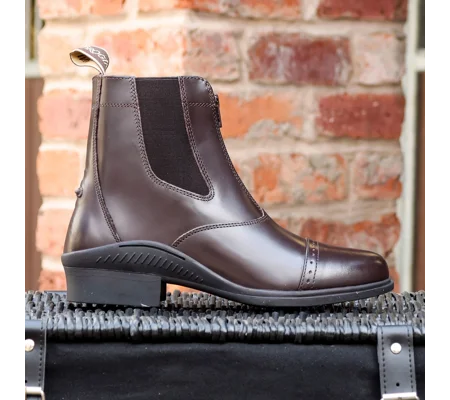 Brogini 401 Tivoli Leather Paddock Boots Brown