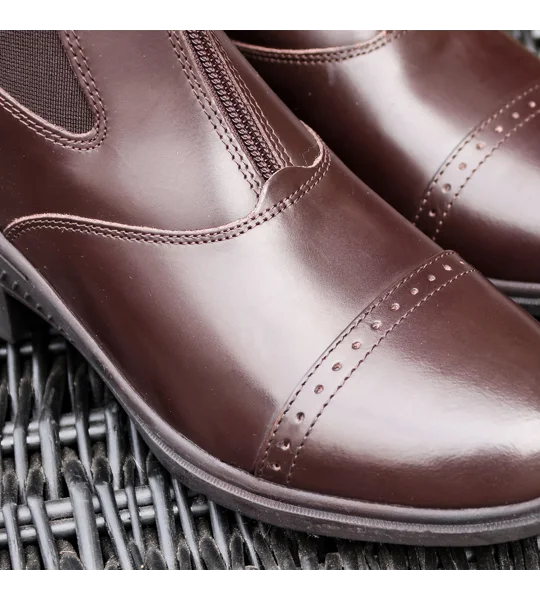 Brogini 401 Tivoli Leather Paddock Boots Brown