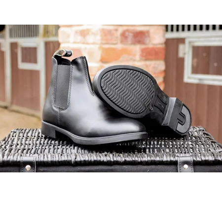 Brogini 472 Boxwell Easy-Care Synthetic Jodhpur Boots Black
