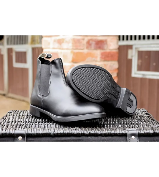 Brogini 472 Boxwell Easy-Care Synthetic Jodhpur Boots Black