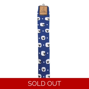 Bartleby Funky Welly Socks Ladies Cute Sheep - Size 4 - 8