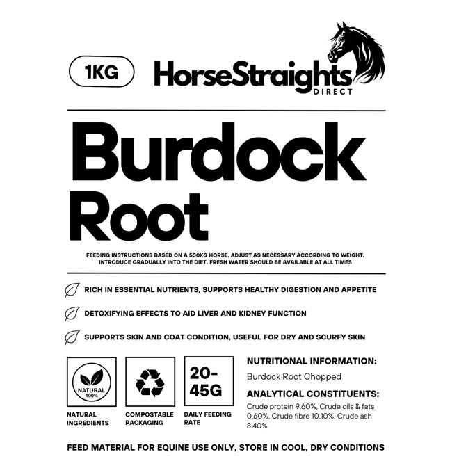 Additional Image for Horse Straights Direct Burdock Root - 1 Kg