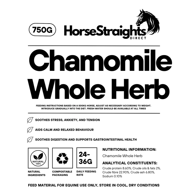 Additional Image for Horse Straights Direct Chamomile Whole Herb - 750 Gm