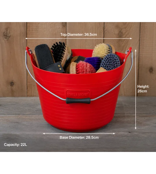 Red Gorilla Bucket Red - 22 Lt