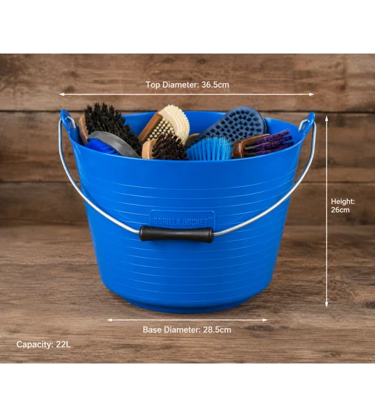 Red Gorilla Bucket Blue - 22 Lt