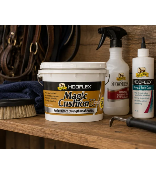 Absorbine Hooflex Magic Cushion Xtreme 1.8kg tub performance horse strength hoof packing