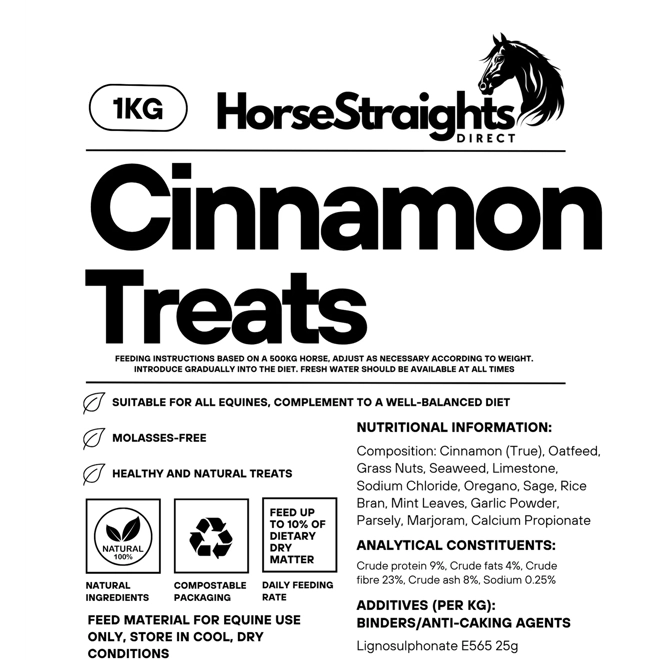 Additional Image for Horse Straights Direct Cinnamon (True) Treats - 1 Kg