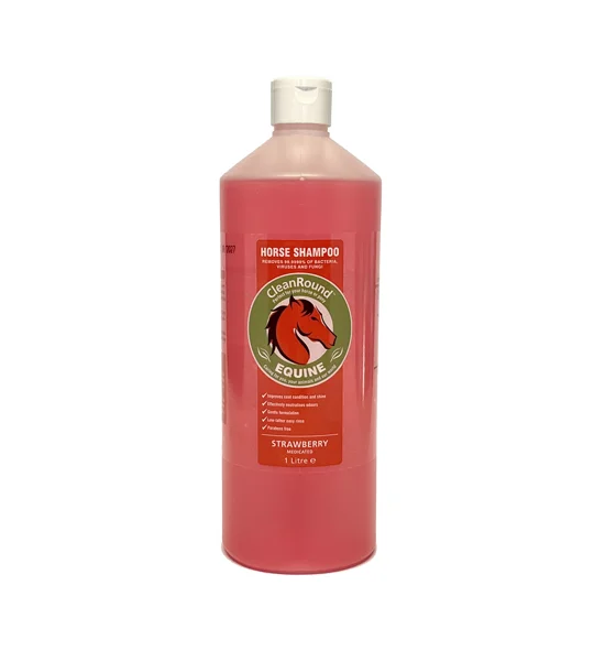 CleanRound Medicated Shampoo Strawberry 1 Lt