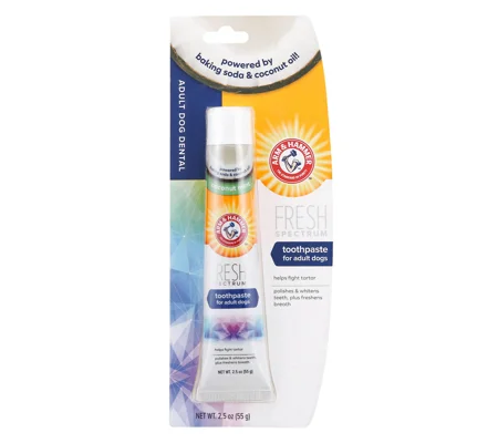 Arm & Hammer Fresh Coconut Mint Toothpaste dogs