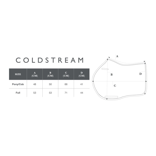 Additional Image for Coldstream Edrom Close Contact Saddle Pad  White